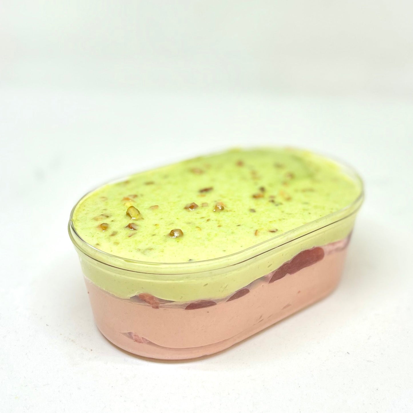 Pistachio Strawberry Cake Tub