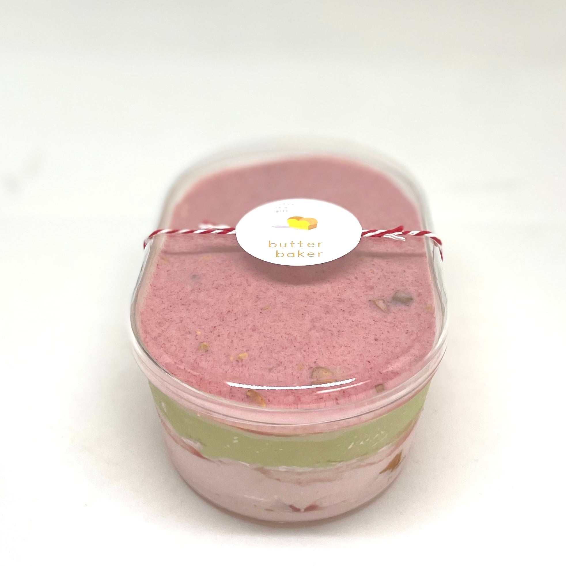Strawberry Pistachio Cake Tub