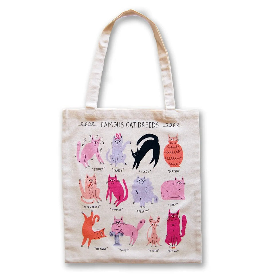 Famous Cat Breeds Tote Bag 🍁