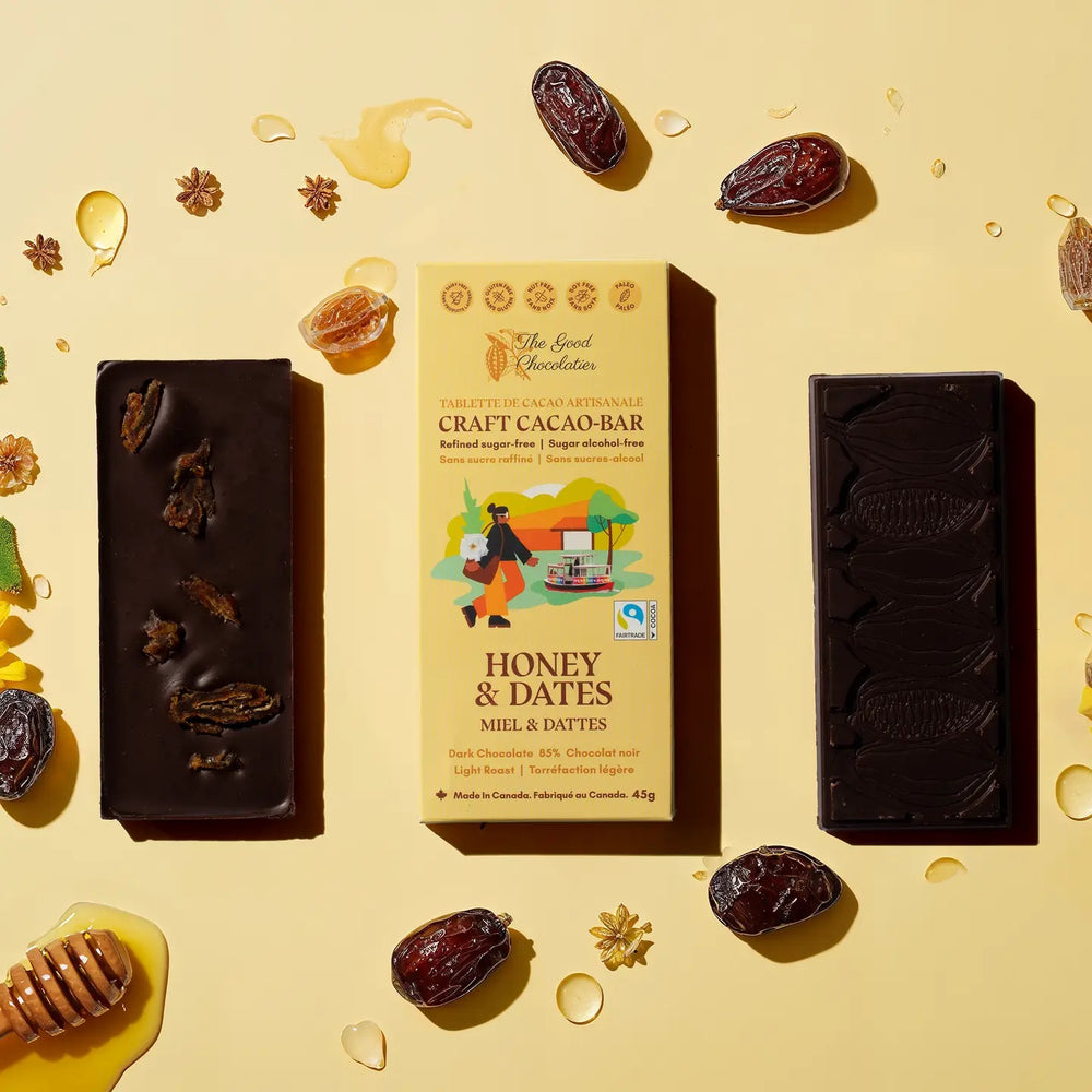 Honey & Dates - 85% Dark Chocolate 🍁