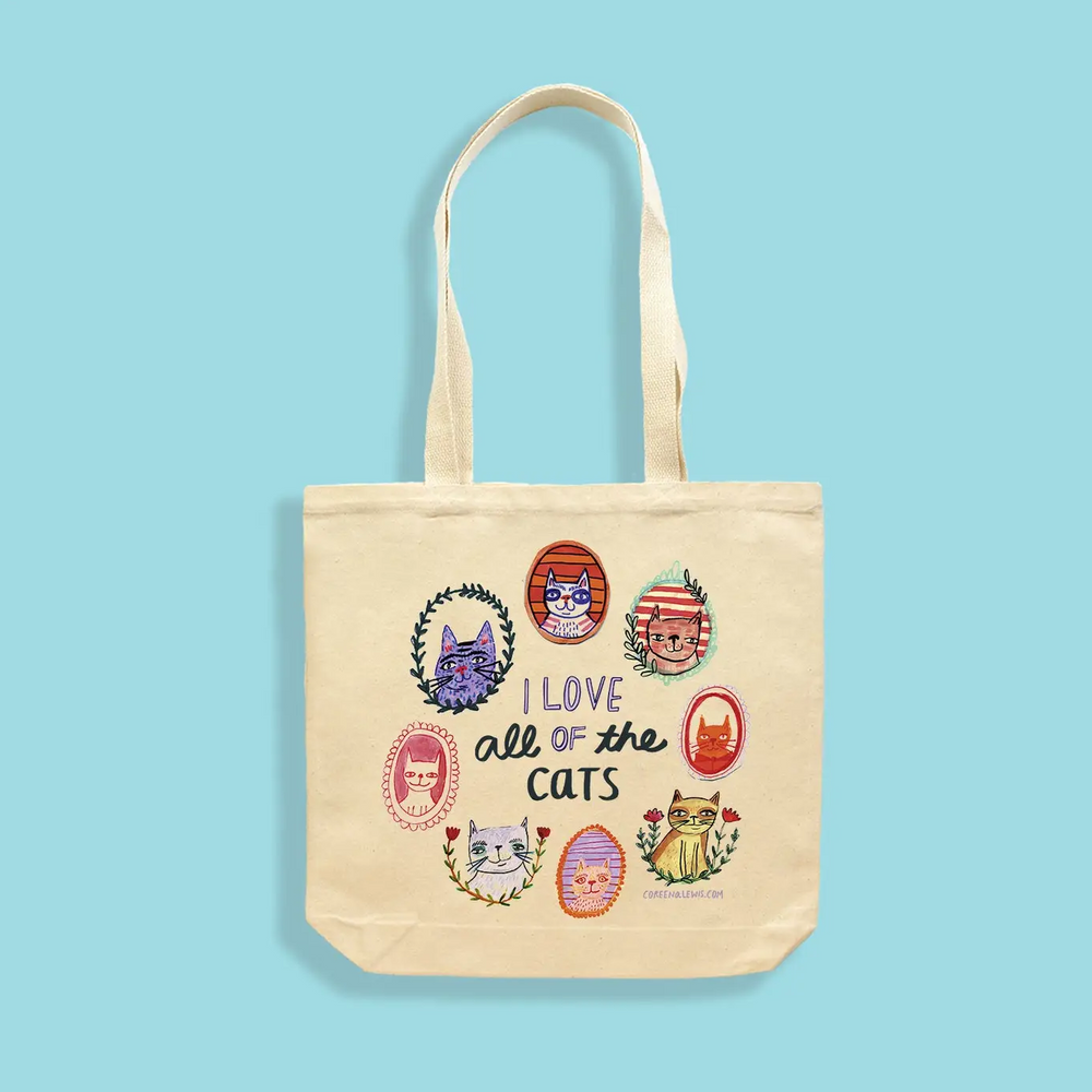 I Love All of the Cats Tote 🍁