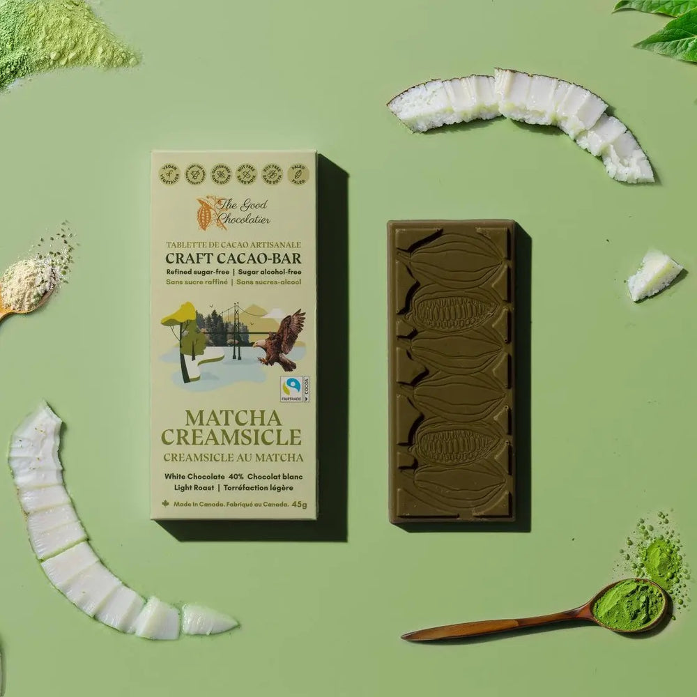 Matcha Creamsicle - 40% White Chocolate 🍁