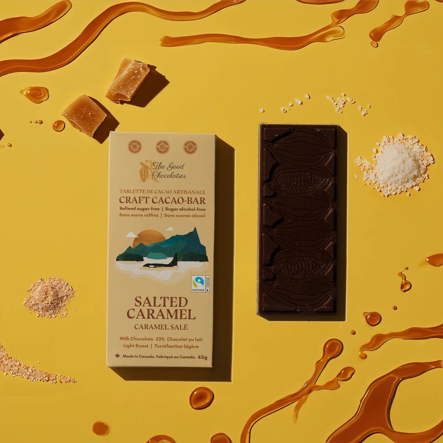 Salted Caramel - 50% Milk Chocolate 🍁