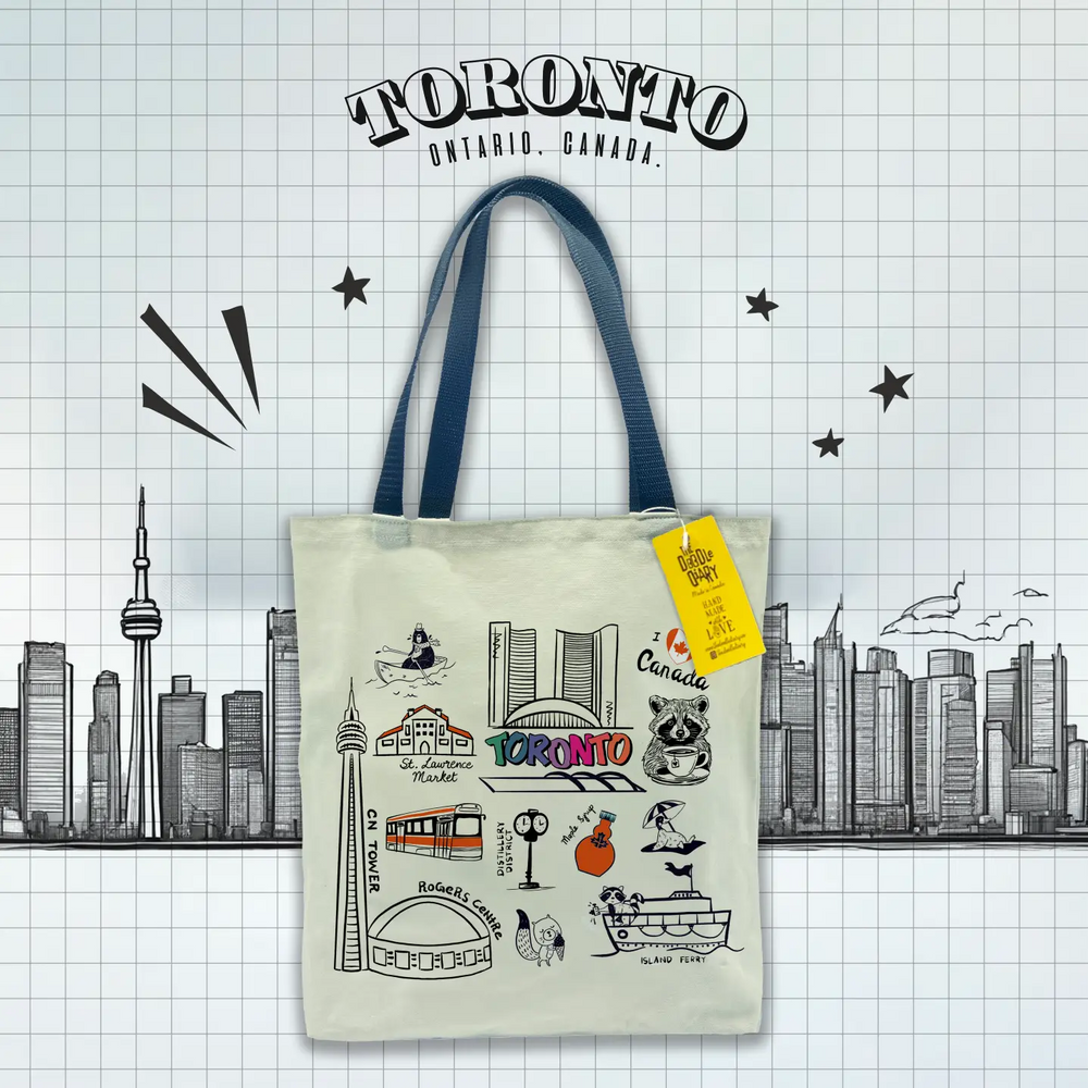 Toronto Icons Canvas Tote bag 🍁