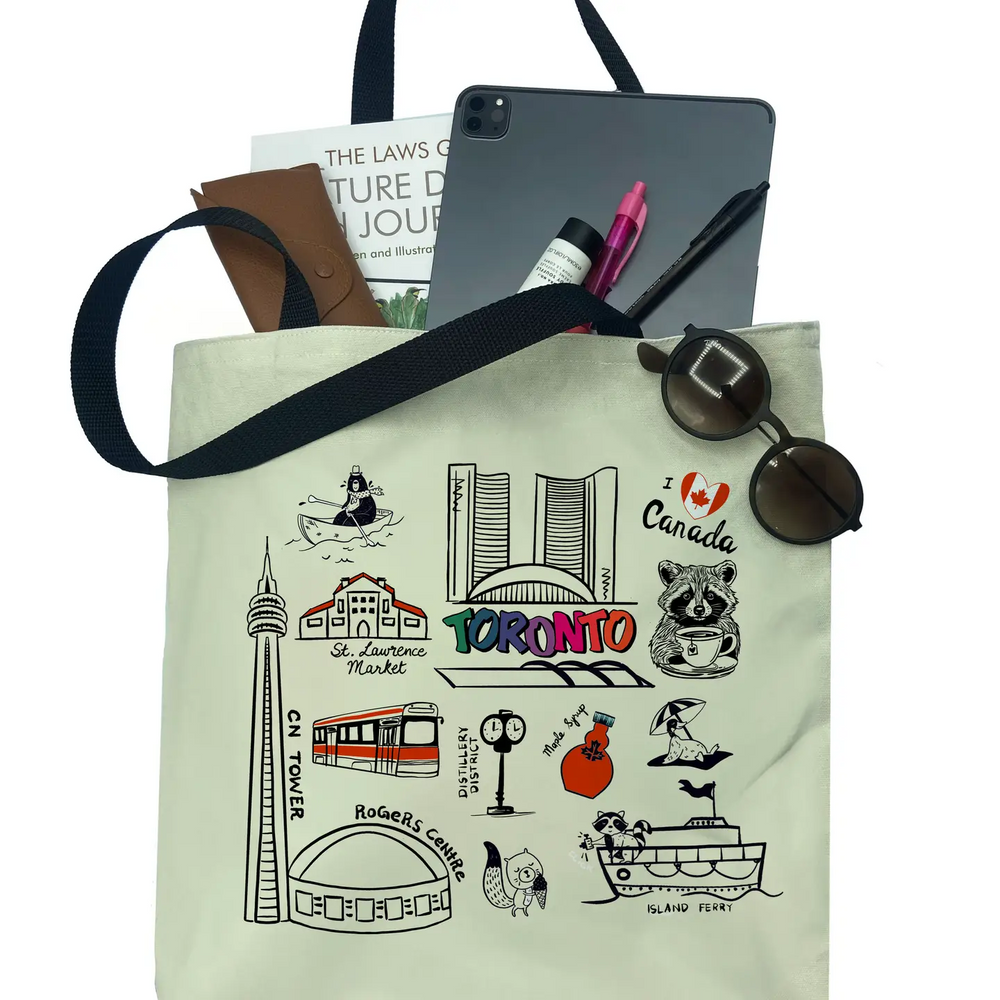 Toronto Icons Canvas Tote bag 🍁