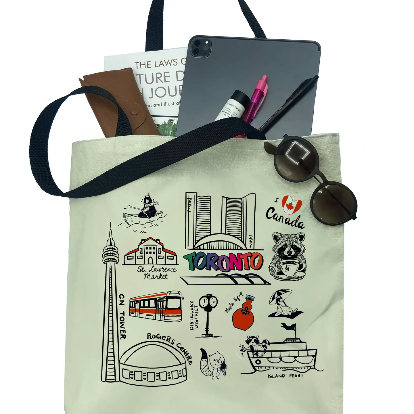 Toronto Icons Canvas Tote bag 🍁