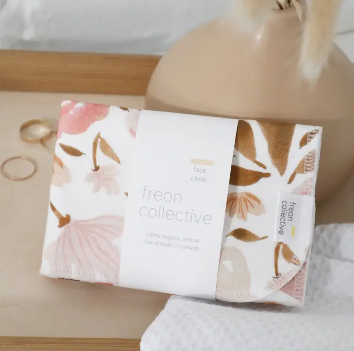 
                      
                        Organic Cotton Face Cloth - Juliet Florals
                      
                    