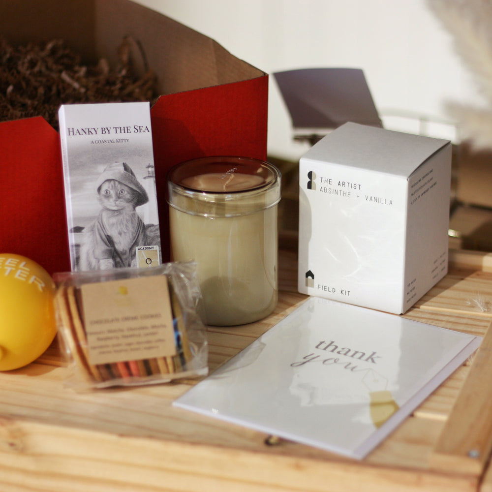 Cookies & Candle Gift Box 🍁