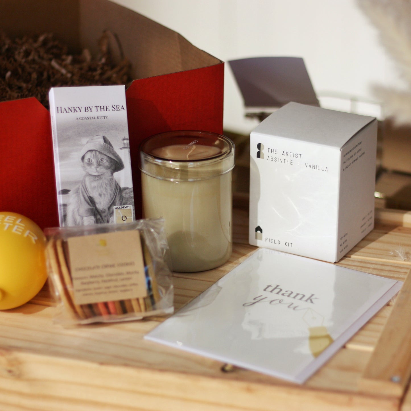 Cookies & Candle Gift Box 🍁