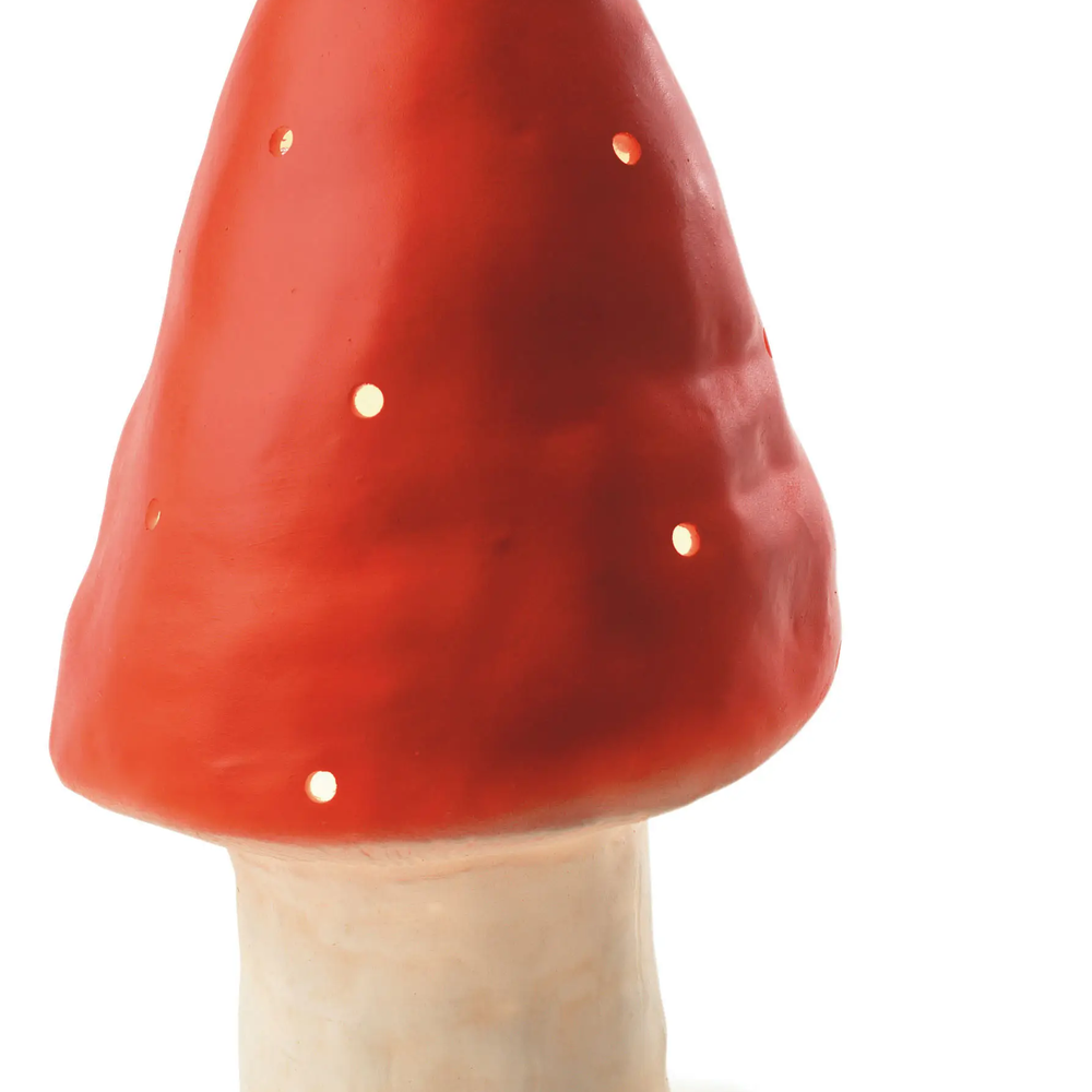 Red Mushroom Nightlight - hand painted